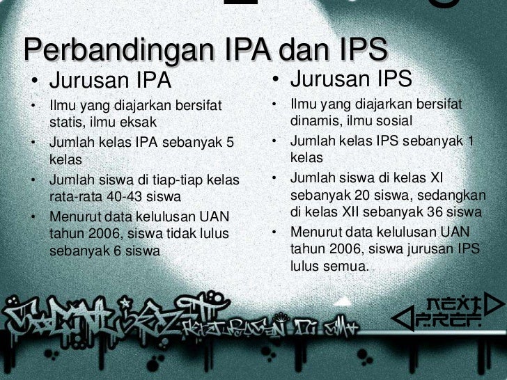PENJURUSAN DI SMA