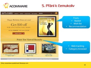 Zdroj: prezentace společnosti Silverpop.com

 