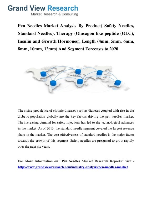 Pen Needles Market To 2020 Market Share, Growth, Trends Grand View