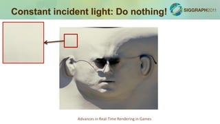 Constant incident light: Do nothing!




               Advances in Real-Time Rendering in Games
 