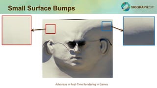 Small Surface Bumps




             Advances in Real-Time Rendering in Games
 