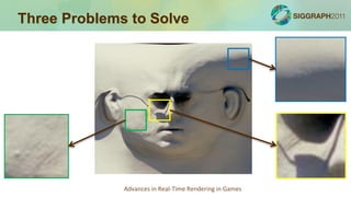 Three Problems to Solve




              Advances in Real-Time Rendering in Games
 