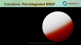Curvature: Pre-Integrated BRDF




              Advances in Real-Time Rendering in Games
 