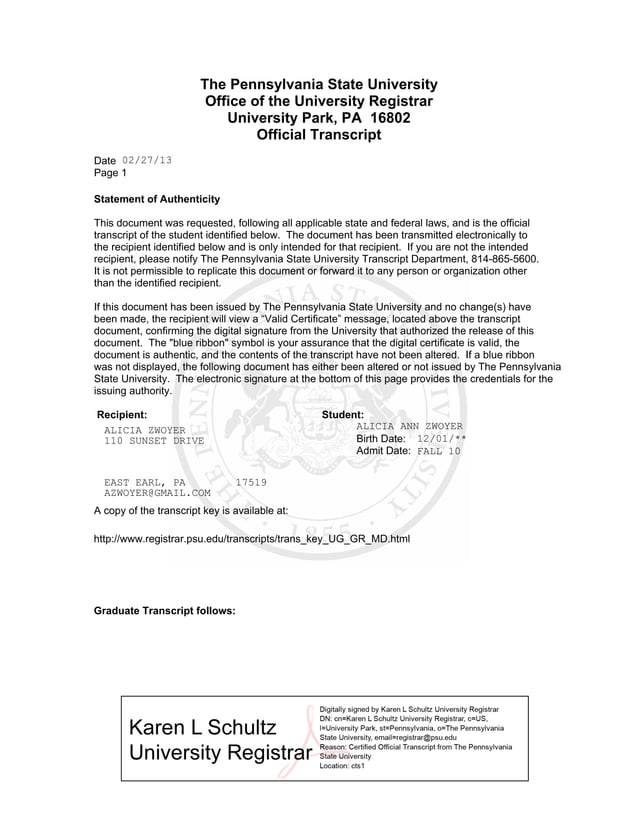 Penn State Berks PDF