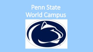 Penn State
World Campus
 