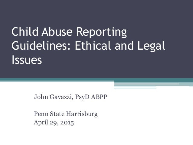 child abuse identification and reporting Child abuse identification & reporting protecting our children from child abuse is everyone's responsibility this is a self-paced, open-entry, online course on mandated reporting of child abuse. child abuse identification and reporting Child abuse identification & reporting protecting our children from child abuse is everyone's responsibility this is a self-paced, open-entry, online course on mandated reporting of child abuse.