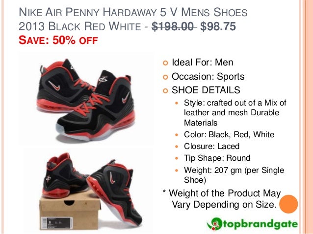 penny hardaway shoes black and red