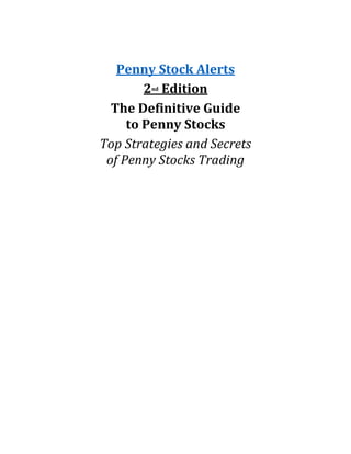 Table of Contents
Table of Contents
Introduction
First things first – Basics of Stocks and Options
Chapter 2 – Types of St...