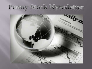Penny Stock Newsletter 