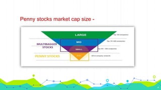 Penny stocks market cap size -
4
 
