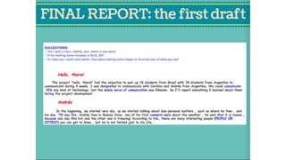 Pen pals go digital presentation