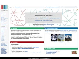 https://www.wikidata.org - consultato giugno 2019
 