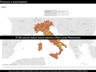 Tutte le autorizzazioni e fotogra
fi
e 2012-2020. Consulta la mappa interattiva su https://public.tableau.com/app/pro
fi
l...