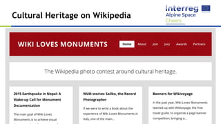 Cultural Heritage on Wikipedia
 