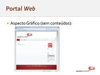  Aspecto Gráfico (sem conteúdos):
 