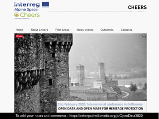Introduction to Open Data and Open Maps for Heritage Protection