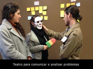 Teatro para comunicar e analisar problemas
 