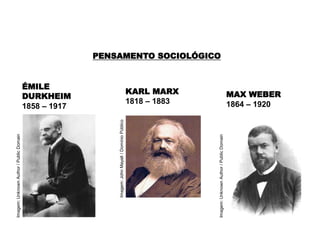 Pensamento Sociológico de Durkheim, Weber e Marx (3).ppt