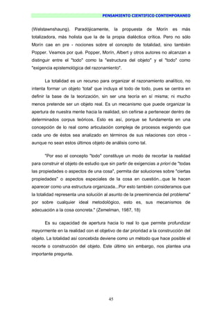 Pensamiento Cientifico Contemporaneo