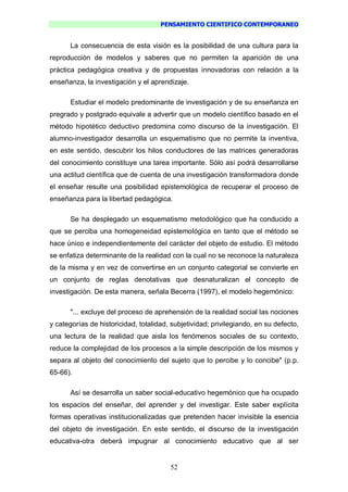 Pensamiento Cientifico Contemporaneo