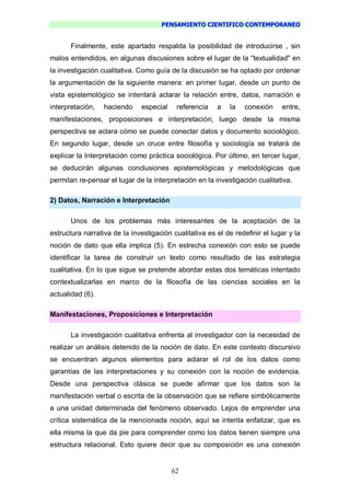 Pensamiento Cientifico Contemporaneo