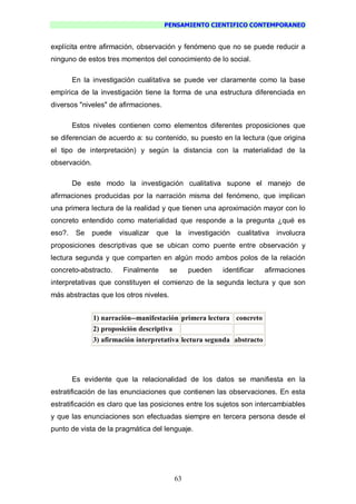 Pensamiento Cientifico Contemporaneo