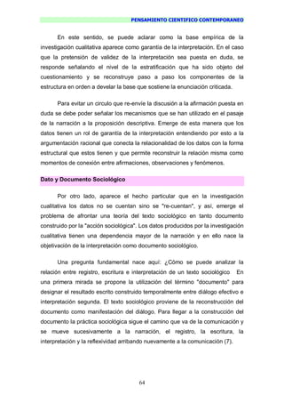Pensamiento Cientifico Contemporaneo