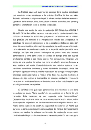 Pensamiento Cientifico Contemporaneo