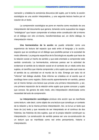 Pensamiento Cientifico Contemporaneo