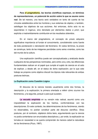 Pensamiento Cientifico Contemporaneo