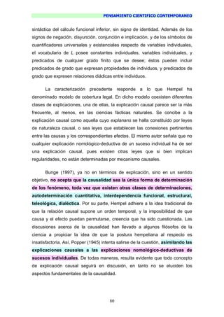 Pensamiento Cientifico Contemporaneo