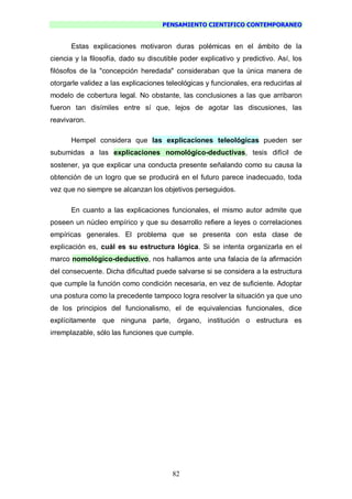 Pensamiento Cientifico Contemporaneo