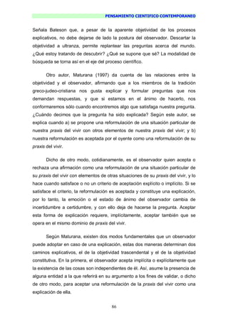 Pensamiento Cientifico Contemporaneo