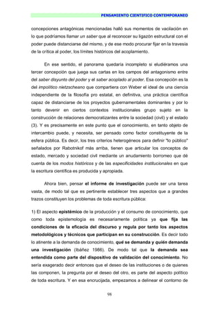 Pensamiento Cientifico Contemporaneo