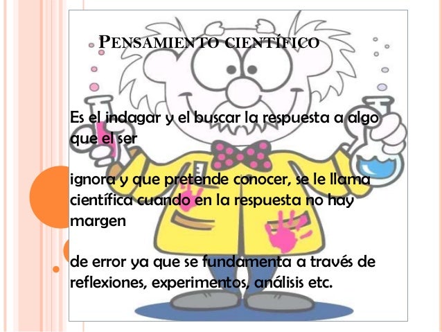 Pensamiento científico