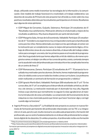 Programación, robótica y pensamiento computacional en el aula ...