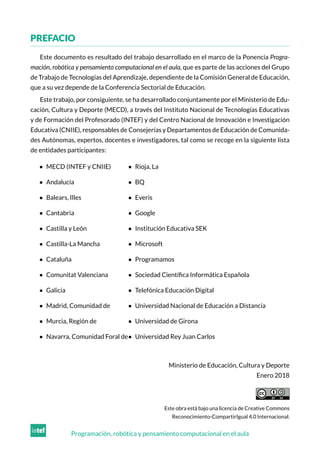 Programación, robótica y pensamiento computacional en el aula ...