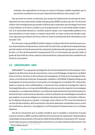 Programación, robótica y pensamiento computacional en el aula ...