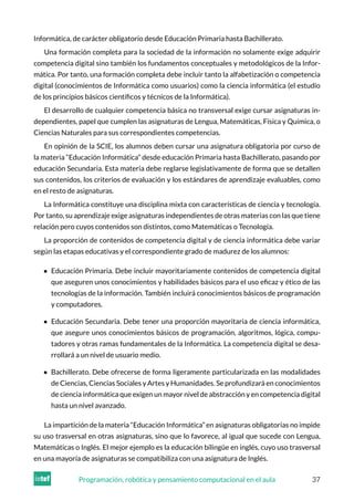 Programación, robótica y pensamiento computacional en el aula ...
