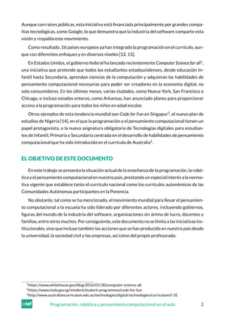 Programación, robótica y pensamiento computacional en el aula ...