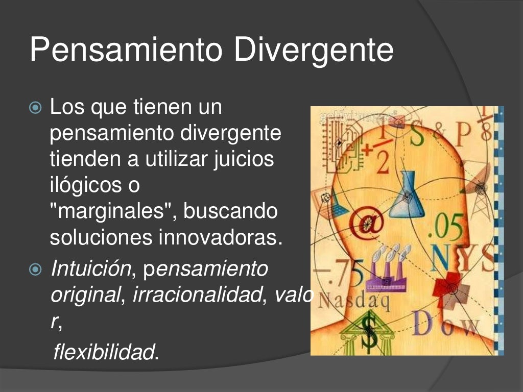 Pensamiento convergente y divergente
