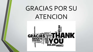 GRACIAS POR SU
ATENCION
 