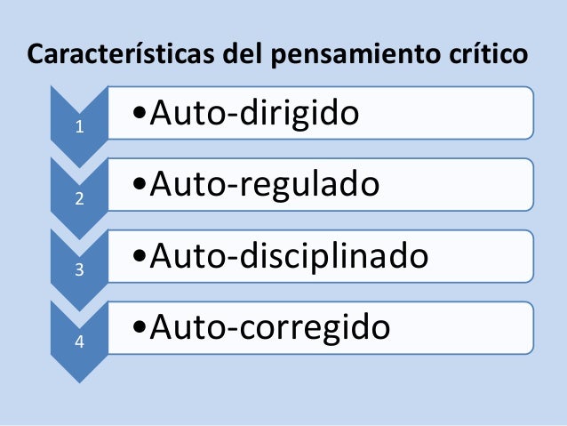 Pensamiento critico 1