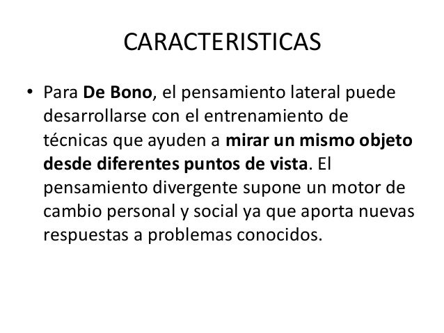 Pensamiento divergente