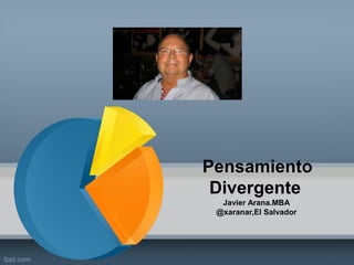 Pensamiento
Divergente
Javier Arana.MBA
@xaranar,El Salvador

 