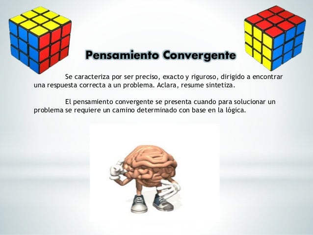 Tipos De Pensamientos ( Convergente , Divergente , Lateral