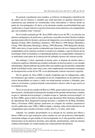 Pensamiento educativo 40-i