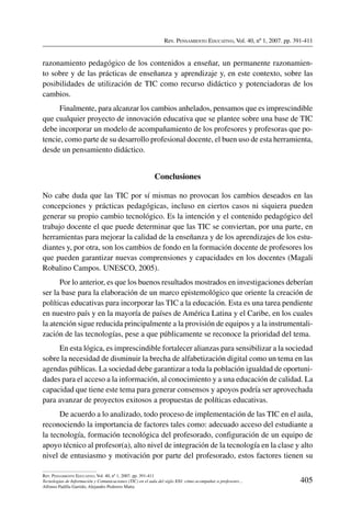 Pensamiento educativo 40-i