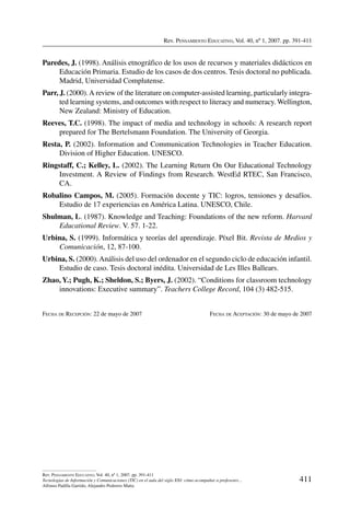 Pensamiento educativo 40-i