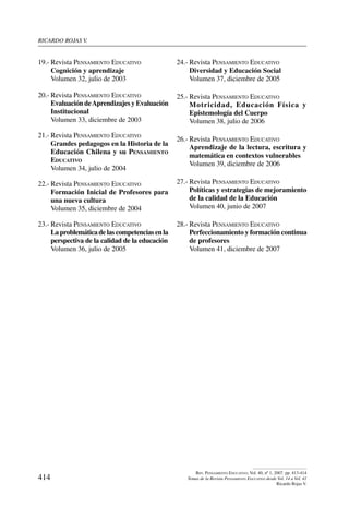 Pensamiento educativo 40-i